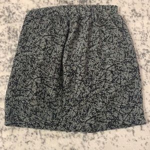 Black and Gray mini skirt